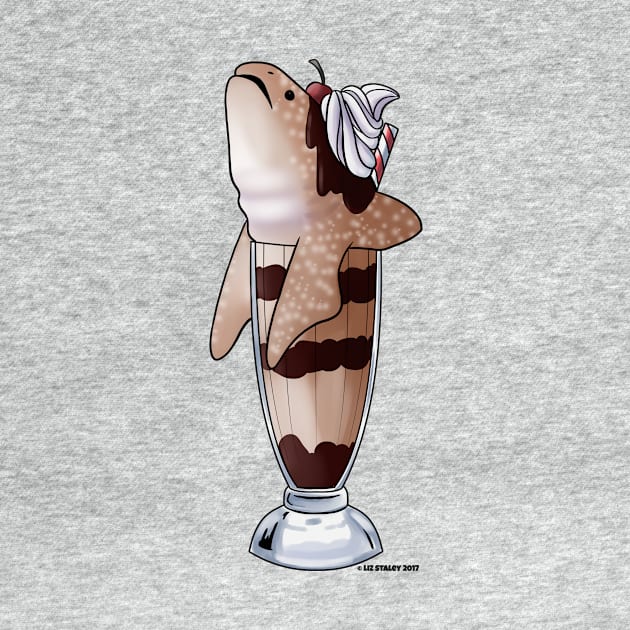 Peanut Butter Chocolate Whale Milkshark by lizstaley